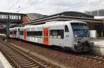 Hier 650 550-6 und 650 540-7 als RB27 (RB78985) von Berlin Gesundbrunnen nach Basdorf, bei der Ausfahrt am 27.6.2014 aus Berlin Gesundbrunnen.