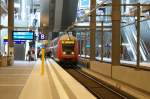 RE4 nach Ludwigsfelde fhrt im Berliner Hbf tief ein am 18.06.2009