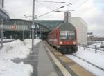 Hier ein RE7 von Rolau(Elbe) nach Wnsdorf-Waldstadt, bei der Einfahrt am 3.2.2010 in Berlin Hbf.