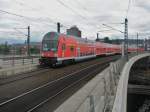 Hier eine RB14 von Berlin Ostbahnhof nach Nauen, bei der Einfahrt am 18.6.2011 in Berlin Hbf.