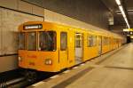 Hier eine U55 von Berlin Hbf. nach Berlin Brandenburger Tor, dieser Triebzug stand am 25.2.2012 in Berlin Hbf.