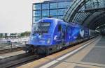 Hier 5 370 010 mit EC47 von Berlin Hbf. nach Warszawa Wschodnia, bei der Ausfahrt am 30.4.2012 aus Berlin Hbf.