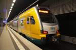 Hier 445 111-8 als RE4 (RE37315) von Rathenow nach Ludwigsfelde, dieser Triebzug stand am 16.2.2013 in Berlin Hbf. (tief). 