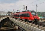 Hier 442 622-7 und 442 630-0 als RB21 (RB18675) von Wustermark nach Berlin Friedrichstraße, bei der Ausfahrt am 26.7.2013 aus Berlin Hbf.