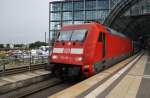 Hier 101 107-1 mit IC143 von Bad Bentheim nach Berlin Ostbahnhof, dieser Zug stand am 14.6.2014 in Berlin Hbf.