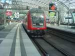 Der RegionalExpress der Linie 1 auf dem weg nach Magdeburg Hauptbahnhof. An diesem Tag konnte der Lokfhrer noch durchfahren aber heute nicht mehr.