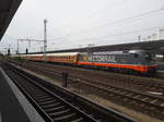LEO Express / LOCOMORE mit Hectorrail Fitzgerald 242.517 in Berlin-Lichtenberg mit dem DPF 1819 abfahrbereit am 24.08.2017.