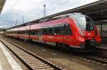 Hier 442 332-3 als RB14 (RB94917) von Berlin Lichtenberg nach Berlin-Schönefeld Flughafen, dieser Triebzug stand am 23.6.2013 in Berlin Lichtenberg.