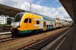 Hier 445 102-7 als RE2 (RE92368) von Berlin Lichtenberg nach Cottbus, dieser Triebzug stand am 23.6.2013 in Berlin Lichtenbrg. 