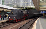 Anlässlich des Dresdner Dampfloktreffens fuhr ein Sonderzug mit 01 1519 von Dresden zum Berliner Ostbahnhof.