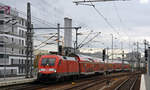 182 008 erreicht mit einem RE von Magdeburg nach Frankfurt(O) am 08.04.17 den Berliner Ostbahnhof.