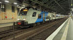 Ein ODEG Desiro ML (Tz 4746 301) als Ersatz für eine KISS-Garnitur verkehrt als RE 2(hier RE 63954) auf Gleis 1 am 11.11.2020 nach Cottbus.
Aufgenommen in Berlin-Ostbahnhof.

