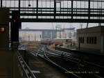 Vllig unerwartet durchfuhr am 09.04.08 dieser Arbeitszug der Berliner S-Bahn den Berliner Ostbahnhof.