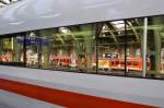 Berlin Ostbahnhof  der ICE nach Basel zu Abfahrt bereit