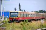 Ein S-Bahntiebzug der BR 482 fhrt am 29.07.09 in den Ostbahnhof ein.