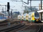 ODEG ET 445.111 als RE2 nach Wittenberge fhrt am 19.10.2013 aus dem Berliner Ostbahnhof.