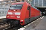 Hier 101 132-9 mit IC143 von Amsterdam Centraal nach Berlin Ostbahnhof, dieser Zug stand am 15.3.2014 in Berlin Ostbahnhof.