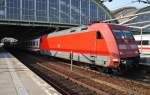 Hier 101 032-1 mit IC143 von Amsterdam Centraal nach Berlin Ostbahnhof, dieser Zug stand am 29.3.2014 in Berlin Ostbahnhof.