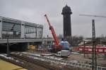 Fahren und Bauen gehrt in Berlin Ostkreuz schon lange zum Thema.