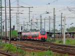 Bahnhof Berlin Schnefeld Flughafen, Ausfahrt RB 22 (RB 28831) nach Potsdam Hauptbahnhof mit 442 622 und 442 624 am 02.