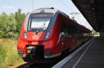 Hier 442 632-6 und 442 137-6 als RB14 (RB91918) von Berlin Schönefeld Flughafen nach Berlin Lichtenberg, dieser Triebzugverband stand am 19.7.2014 in Berlin Schönefeld Flughafen.