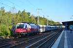 370 006 durchfährt mit einem Eurocity Berlin Wuhlheide gen Frankfurt Oder.

Berlin Wuhlheide 24.07.2018