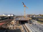 Baustelle Berlin Warschauer Straße am 25.Oktober 2014.