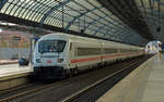 Die ehemalige MET-Garnitur war am 20.10.18 als ICE 1193 vom Berliner Ostbahnhof unterwegs nach Frankfurt(M).