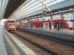 Berlin-Spandau, Bahnhof, Bahnsteig 5-6 mit RB (18.08.2011)