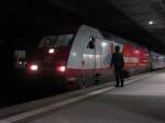 101 080-0 vor CNL 1258 nach Z�rich HB und IC 61258 nach Erfurt in Berlin-S�dkreuz.