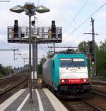 186 135 als Lz bei der Durchfahrt von Berlin Zoologischer Garten 10.9.09