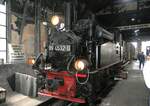 99 4532, ex Trusetalbahn, abgestellt im Lokschuppen Bahnhof Bertsdorf. Die Lok war jahrzehntelang im Bahnhof Zittau als Rangierlokomotive für den Güterverkehr eingesetzt.