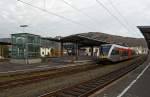 Der Bahnhof Betzdorf/Sieg, hier am 20.11.2011 vom Gleis 113 aufgenommen.