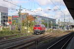Die als DB 218 208-7 gekennzeichnete von AIXrail zeigte sich am 12.10.2026 in Bielefeld Hbf.
