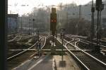 Gleisanlagen des Hbf Bielefeld.