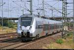 1442 804 (Bombardier Talent 2) von DB Regio Südost als RE 16105 (RE13) von Magdeburg Hbf nach Leipzig Hbf erreicht den Bahnhof Bitterfeld auf Gleis 4.
[21.7.2018 | 10:11 Uhr]