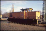 Rangierlok 346932 am 12.1.1998 im Bahnhof Blankenburg.