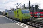 145-CL 031 mit gem. Gterzug durch den Hbf Bonn - 21.02.2012