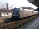 101 101  Europalok  steht am Vormittag des 01.04.07 mit IC 433 von Luxemburg nach Norddeich Mole im Bonner Hbf