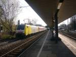 ES 189 920  Dispolok durchfhrt mit mit einem AutoZug den Bonner Hbf in Richtung Norden. Aufgenommen am 02.04.07