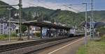 23.08.2013 Boppard Hbf ; Blick auf Seiten- und Inselbahnsteig.