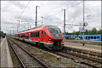 DB Pesa VT 633031 f�hrt am 11.5.2026 um 11.30 Uhr in Buchloe in Richtung Kaufbeuren ab.