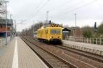 708 336 durchfhrt am 01.03.09 Burgkemnitz auf dem linken Gleis. Auf dem regulren Gleis kam kurze Zeit spter ein IC mit 101 115. 