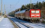 143 349 schiebt am 04.12.10 ihre RB nach Wittenberg.