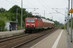 143 113-9 mit RB Lutherstadt Wittenberg nach Leipzig in Burgkemnitz am 19.06.2009