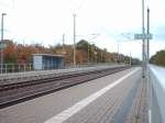 Der Bahnhof Burgkemnitz am 23 Oktober.2006 .