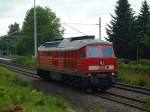 233 452 am 11.7.11 als lz von Chemnitz nach Zwickau