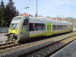 Am 24.Januar 2026 wartete der agilis VT650 705 in Coburg.