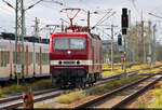 Lichterfahrt ins Lausitzer Braunkohlerevier    Pünktliche Ankunft des Sonderzuges von Leipzig Hbf in Cottbus Hbf.