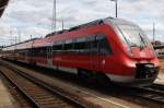 Hier 442 211-9 als RE10 (RB93410) von Cottbus nach Leipzig Hbf., dieser Triebzug stand am 19.7.2013 in Cottbus.